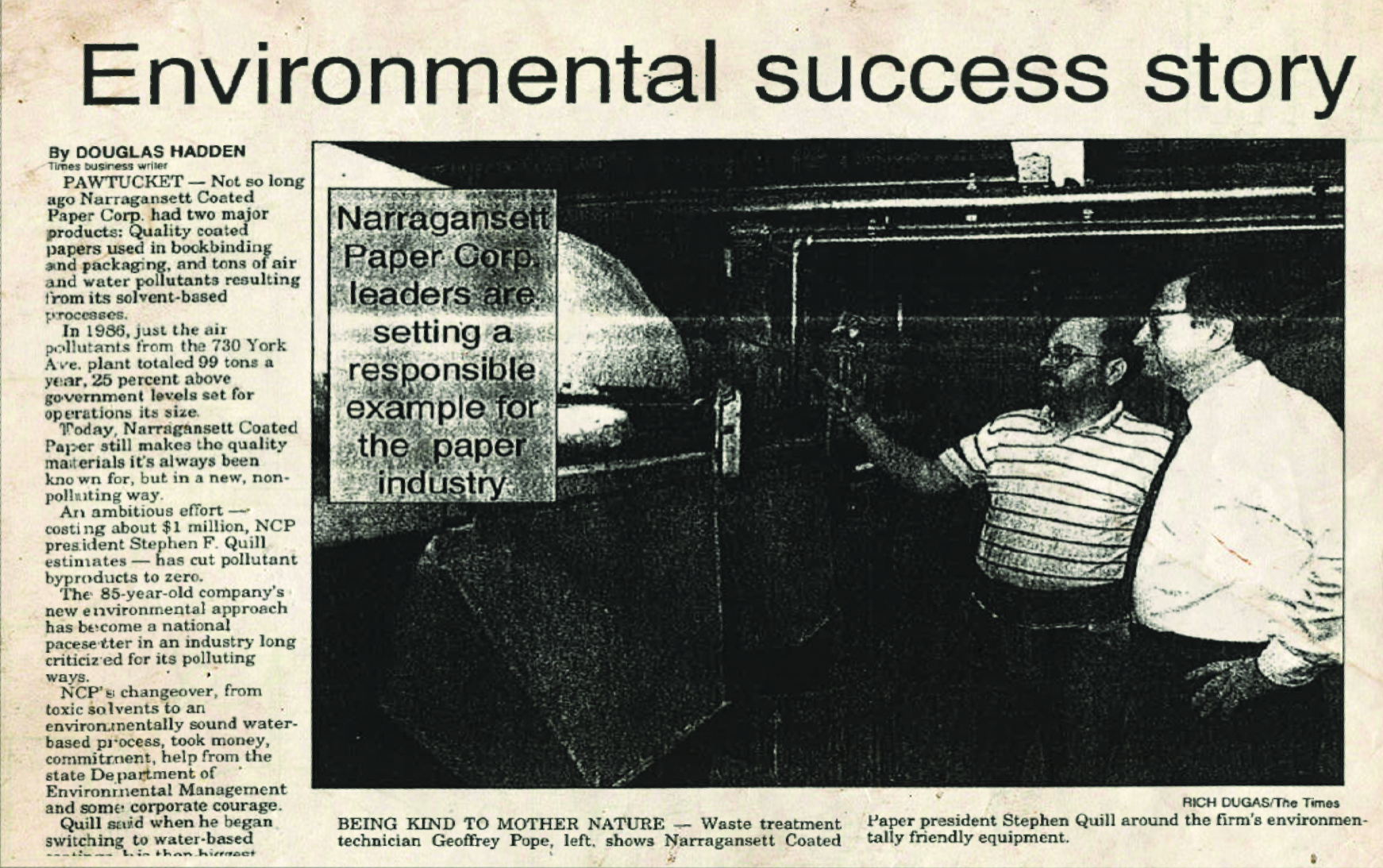 Environmental Success Story